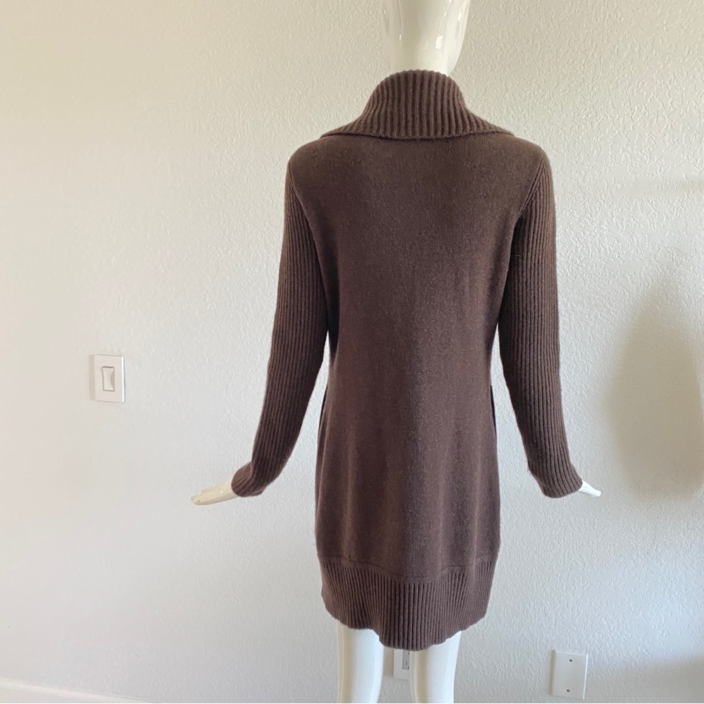 Forte Cashmere Dark Brown Knit Cardigan - Picture 5 of 11